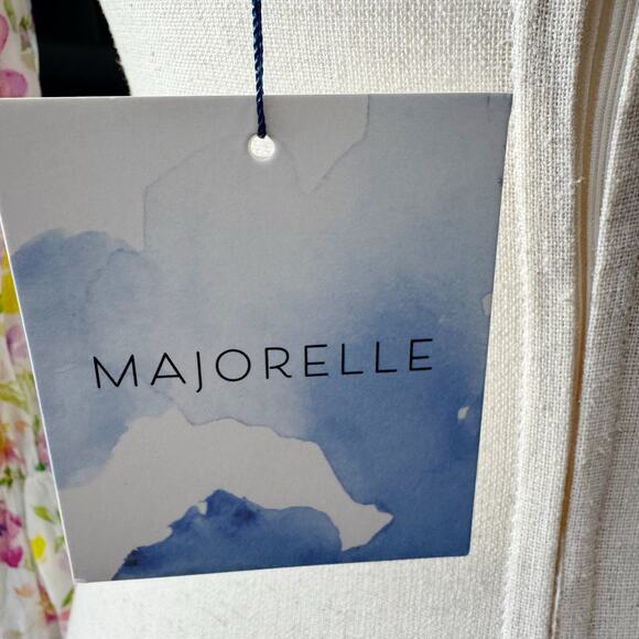 Reformation Marjorelle Marcelle Crop Top Watercolor Print M - Picture 9 of 13